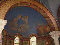 Haute-Jarrie, Eglise Saint-Etienne, Peinture murale (1)